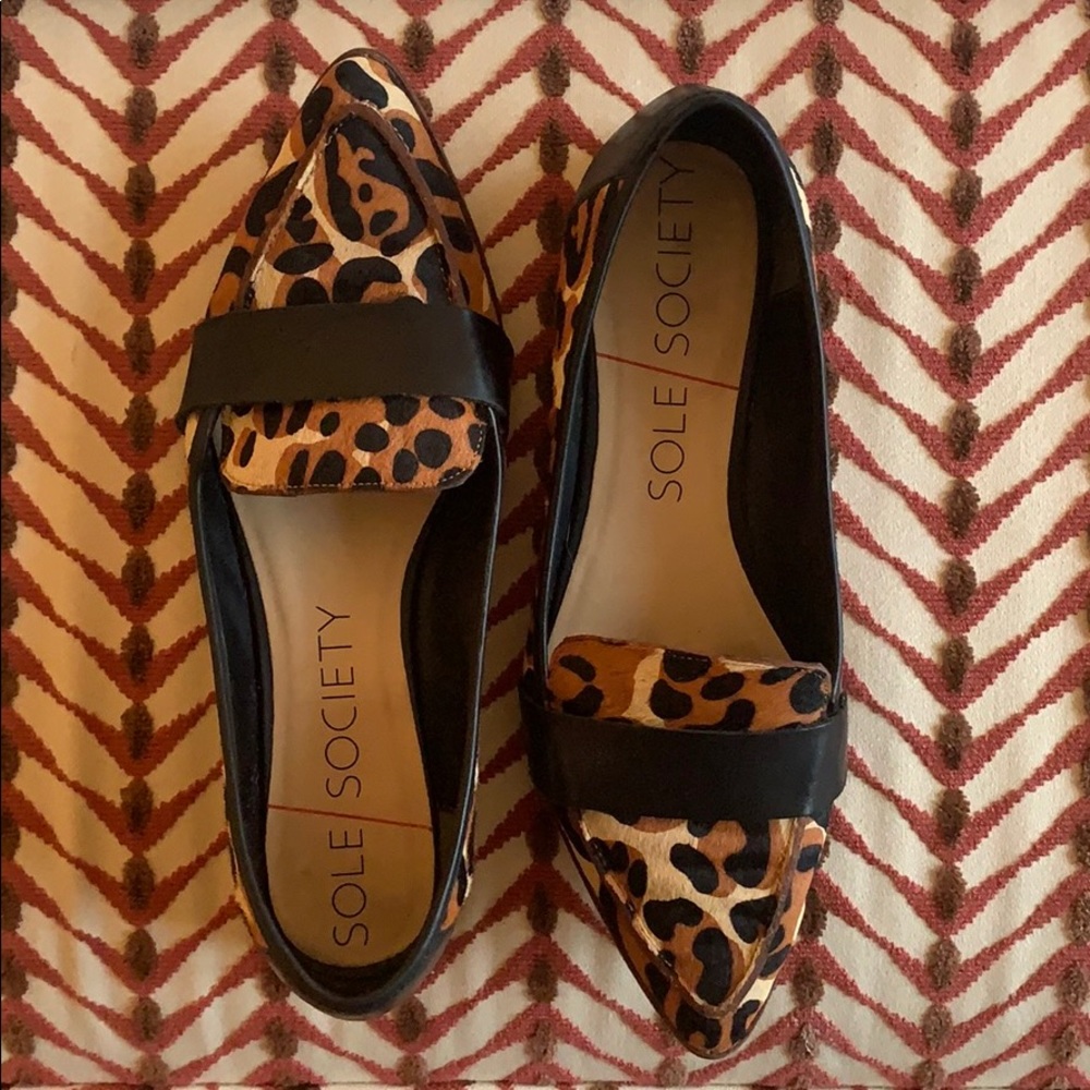 Sole Society Cheetah Loafers 🐆